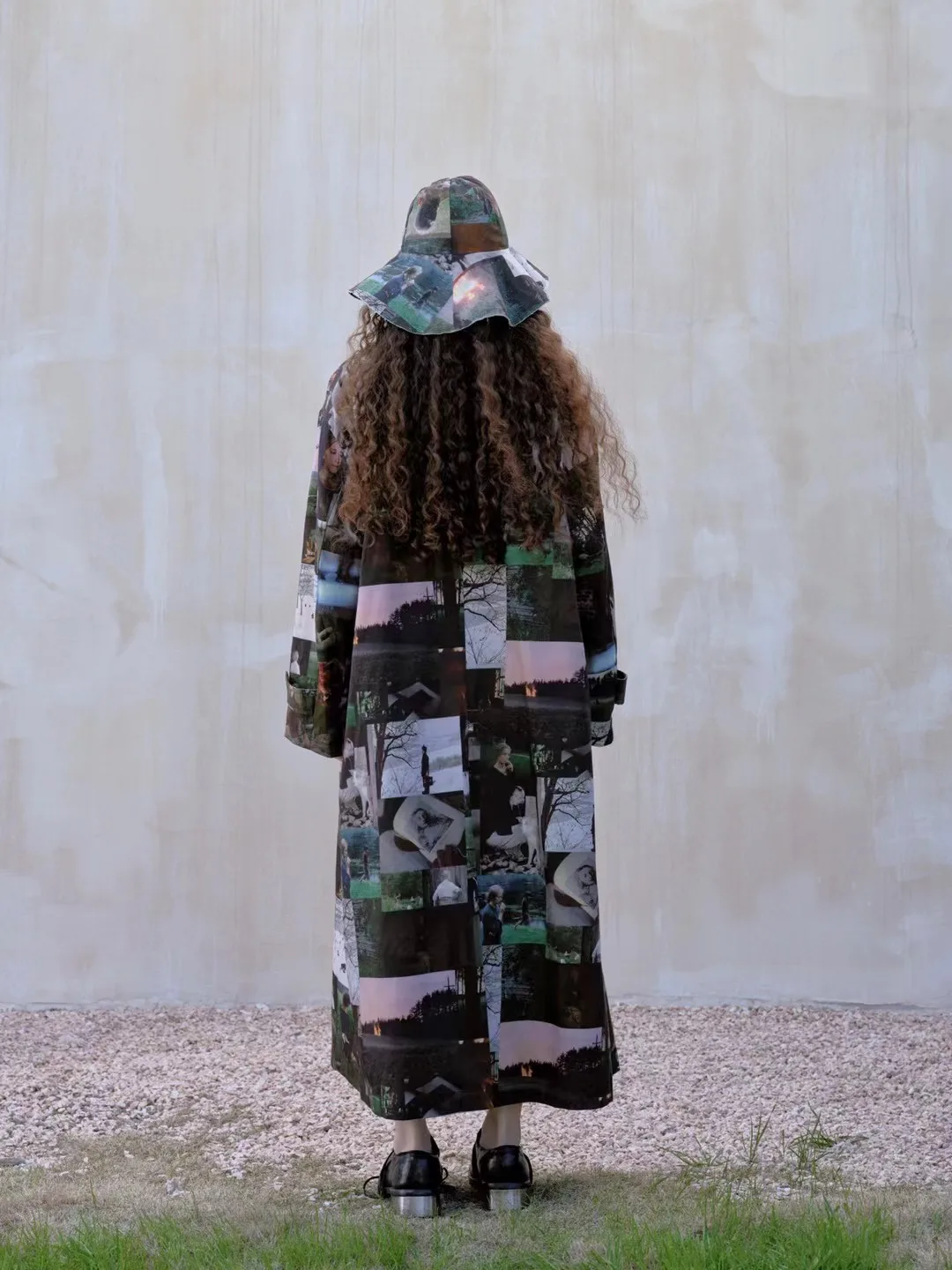 Printed Long Coat